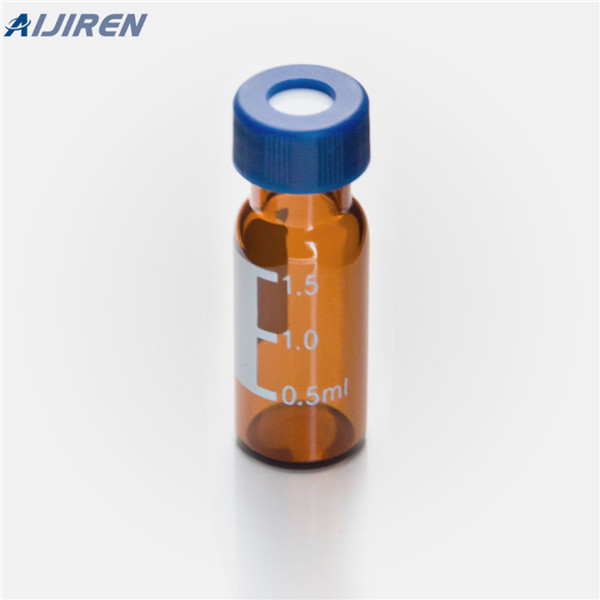 2ml hplc 9-425 glass vial in amber with writing space for sale for hplc sampling